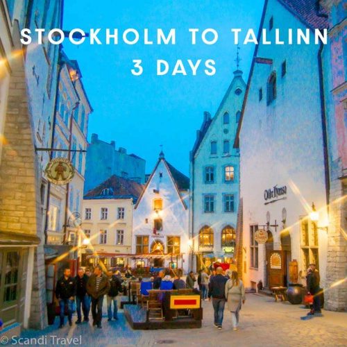 Tallinn day tour starting from Stockholm